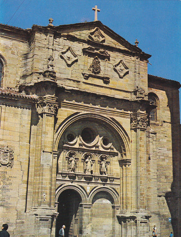 Postal 62071 : Santo Domingo  de la Calzada (Logroño). Plaza del Santo y fachada de la Catedral