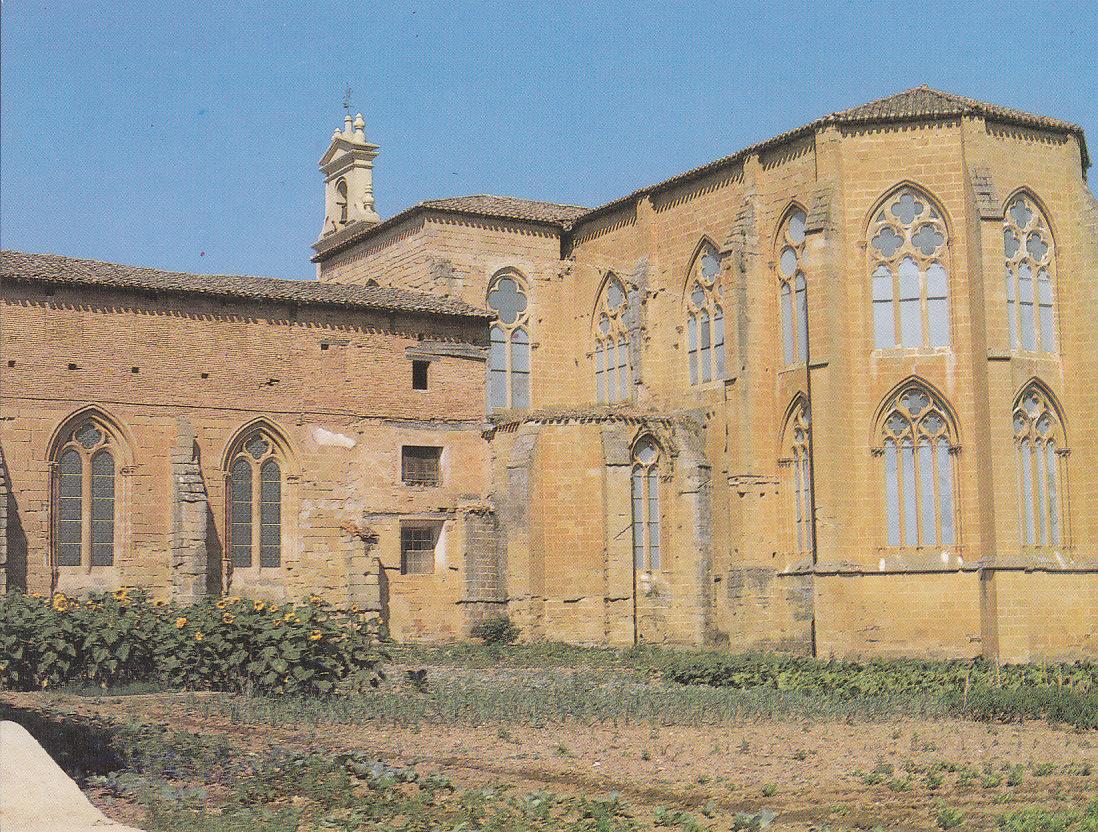 Postal 62074 : Monasterio de Cañas (La Rioja). Vista exterior (s. XIII)