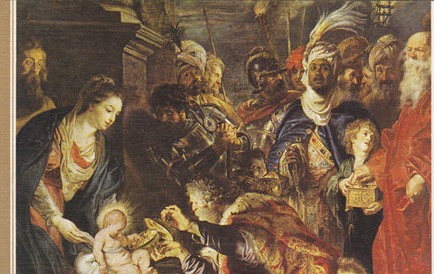 Postal 62104 : Rubens. La Adoracion de los Magos. Detalle