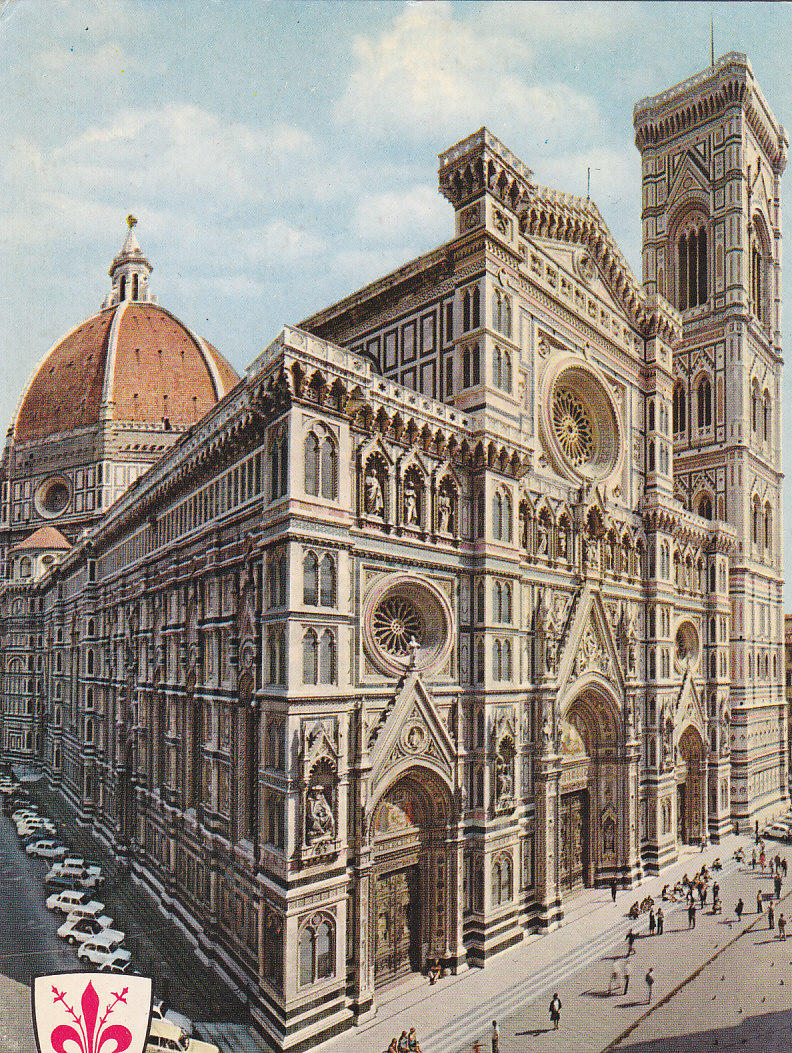 Postal 62113 : Firenze - Citta  d Incanto. The Catheral and belltower by Giotto
