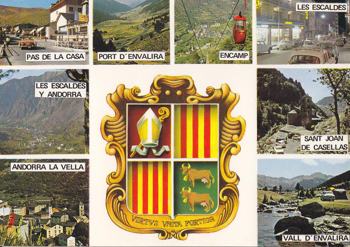 Postal 62141 : Valls d Andorra. Bonics paisatges Andorrans