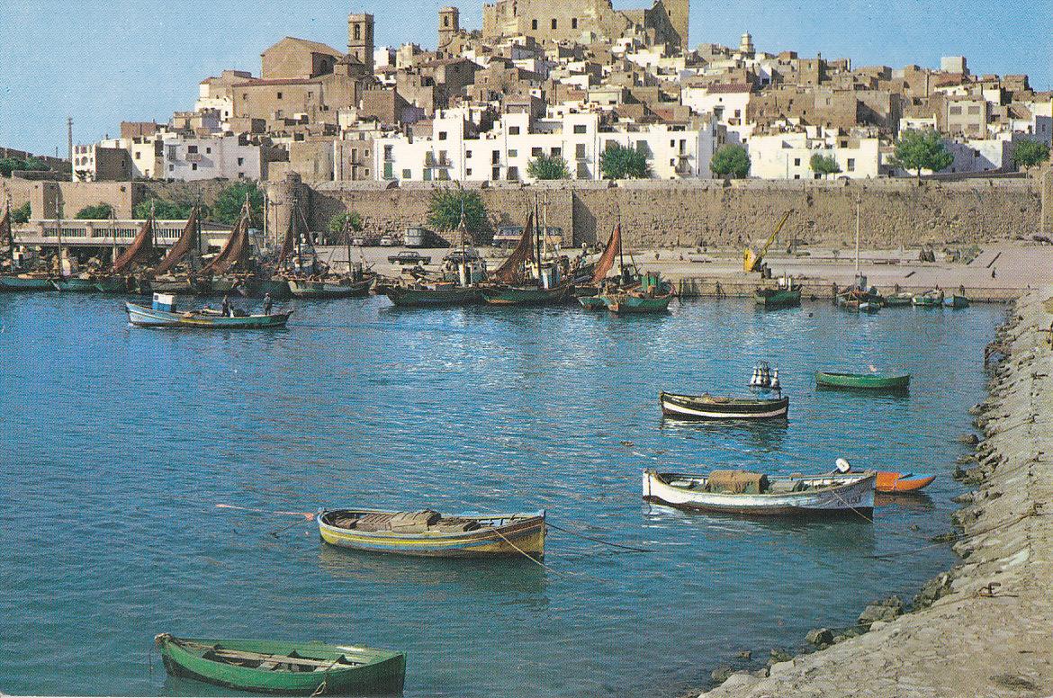 Postal 62148 : Peñiscola (Castellon). Detalle del puerto
