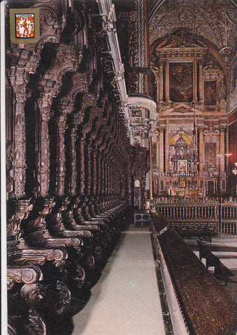Postal 62156 : Cordoba. Mezquita Catedral. Vista parcial del Coro y Crucero