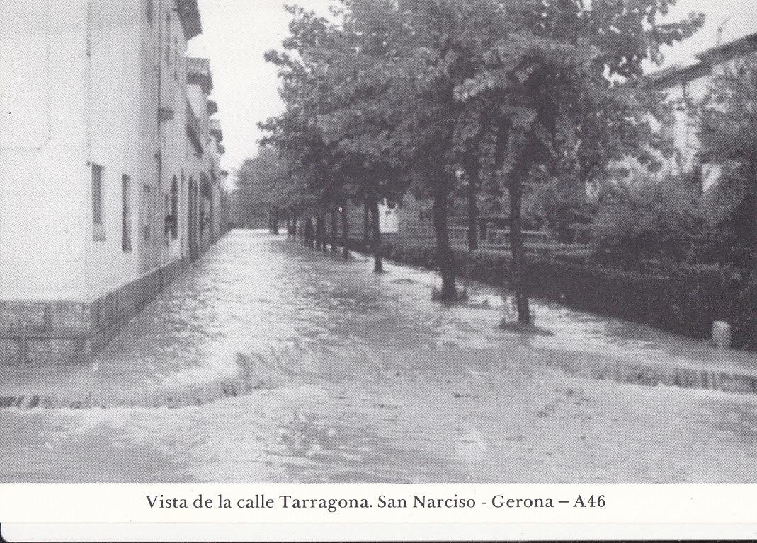 Postal 62174 : Vista de la calle Tarragona. San Narcisco - Gerona