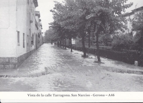 Postal 62174 : Vista de la calle Tarragona. San Narcisco - Gerona