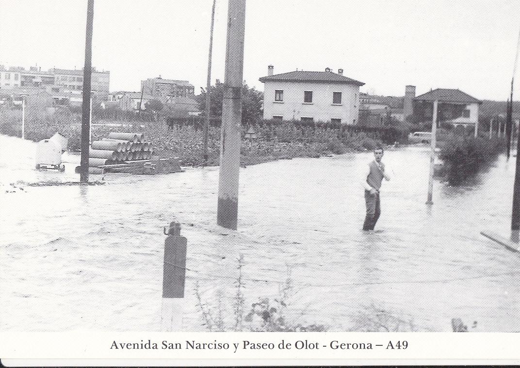 Postal 62177 : Avenida San Narciso y Paseo de Olot - Gerona