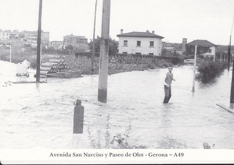 Postal 62177 : Avenida San Narciso y Paseo de Olot - Gerona
