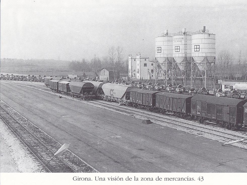 Postal 62185 : Girona. Una vision de la zona de mercancias