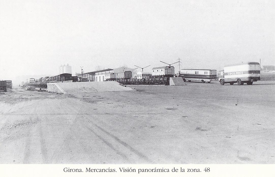 Postal 62190 : Girona. Mercancias. Vision panoramica de la zona