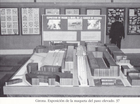 Postal 62206 : Girona. Exposicion de la maqueta del paso elevado