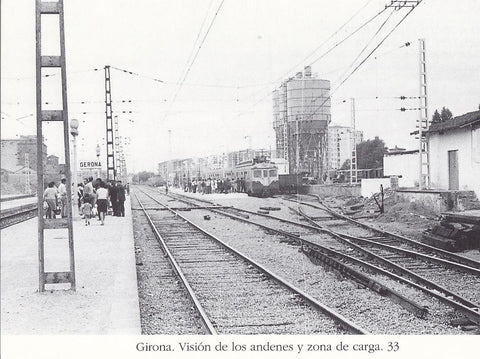 Postal 62209 : Girona. Vision de los andenes y zona de carga