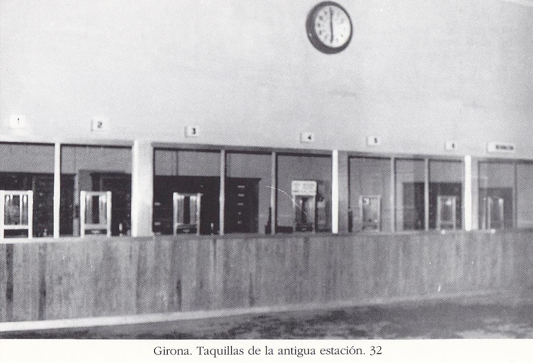 Postal 62210 : Girona. Taquillas de la antigua estacion