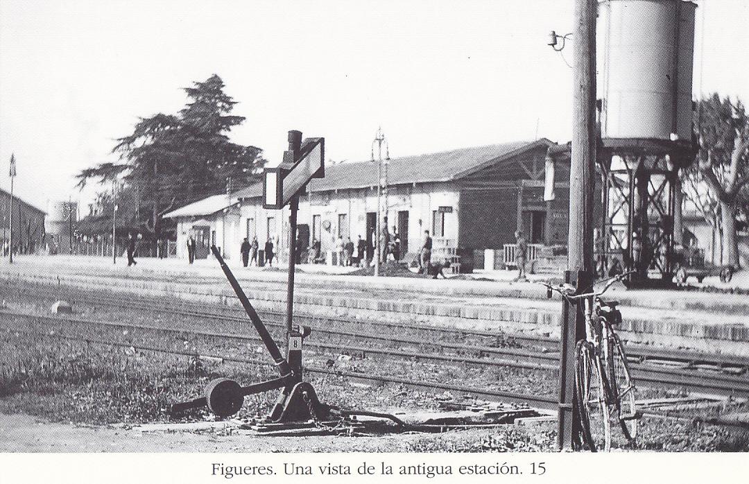Postal 62226 : Figueres. Una vista de la antigua estacion