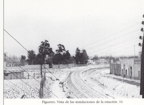 Postal 62227 : Figueres. Vista de las instalaciones de la estacion