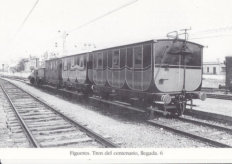 Postal 62234 : Figueres. Tren del Centenario llegada
