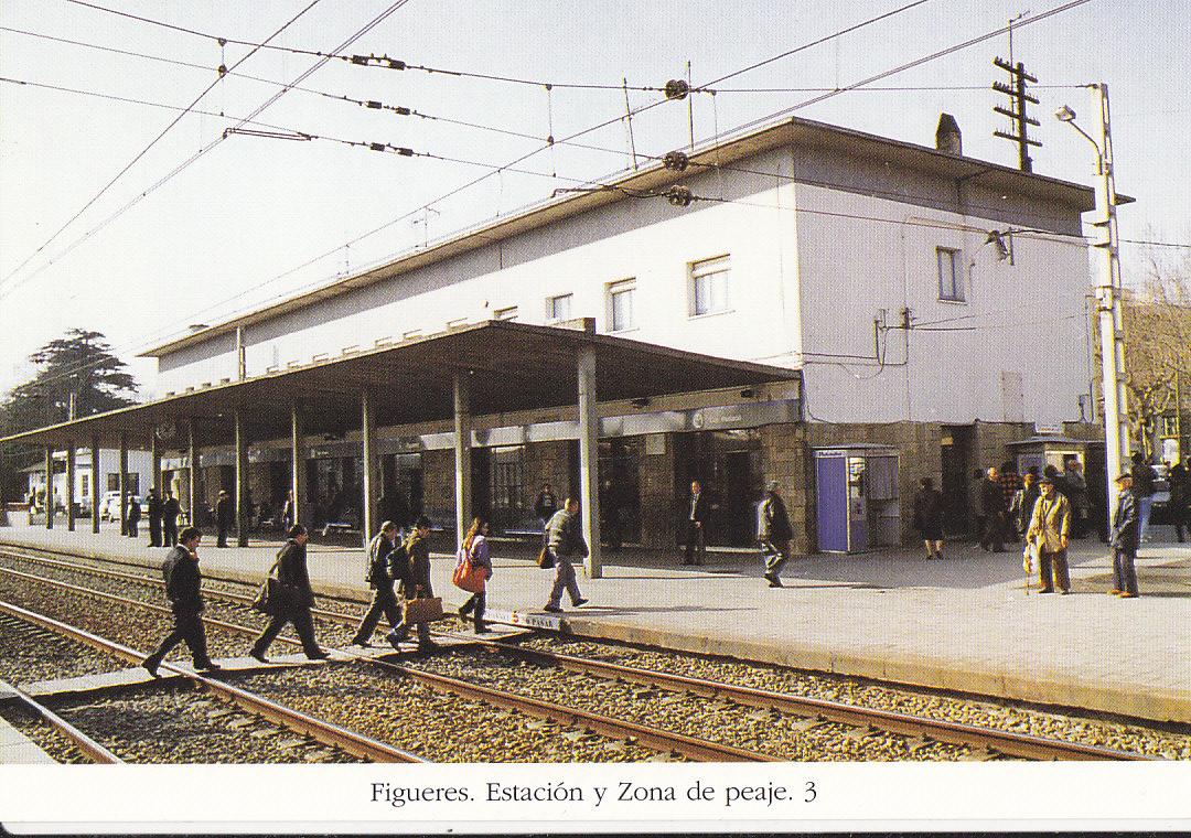 Postal 62237 : Figueres. Estacion y Zona de peaje