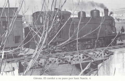 Postal 62241 : Girona. El carrilet a su paso por Sant Narcis