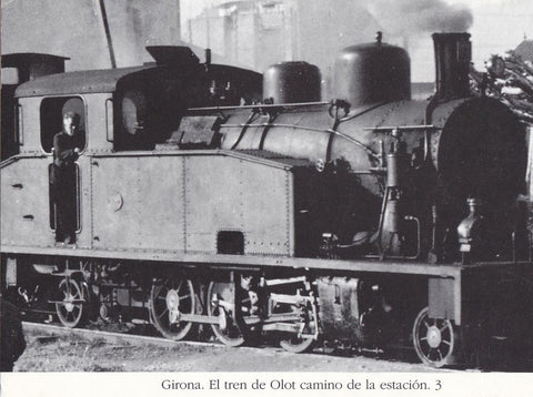 Postal 62242 : Girona. El tren de Olot camino de la estacion