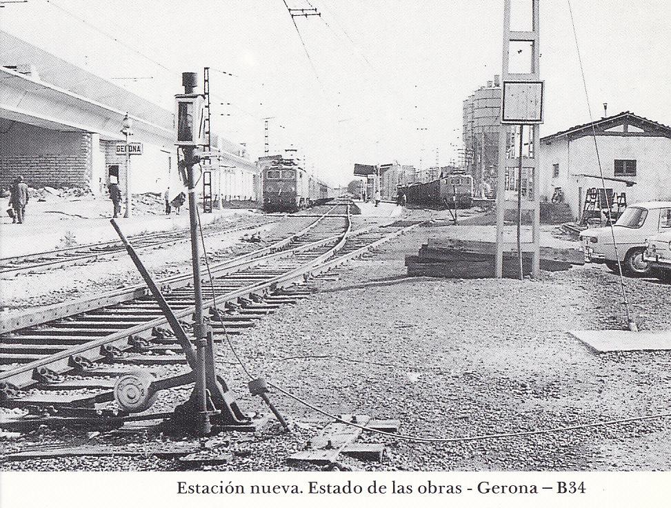 Postal 62248 : Estacion nueva. Estado de las obras - Gerona 