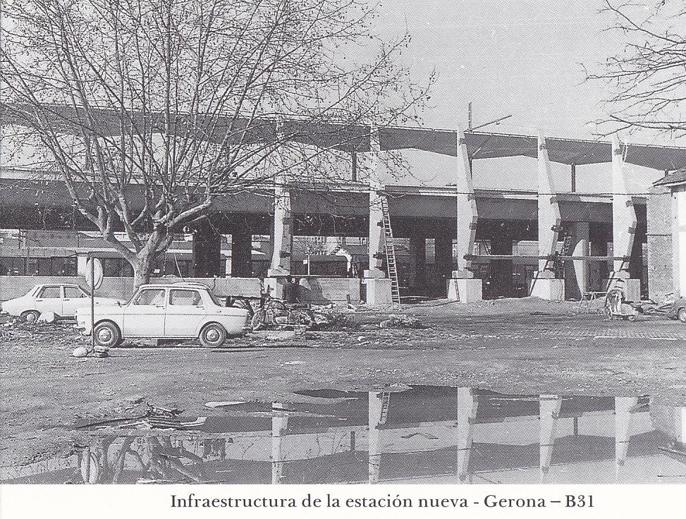 Postal 62251 : Infraestructura de la estacion nueva - Gerona