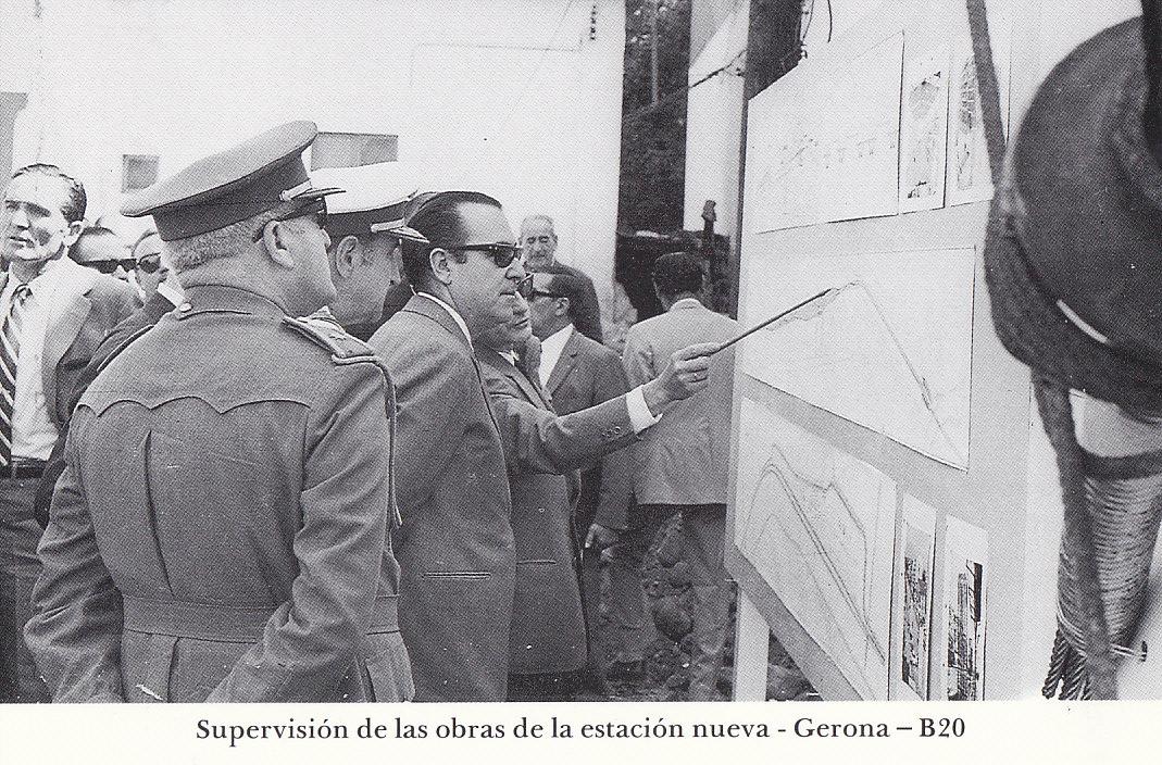 Postal 62262 : Supervision de las obras de la estacion nueva - Gerona