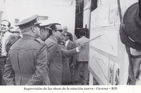 Postal 62262 : Supervision de las obras de la estacion nueva - Gerona