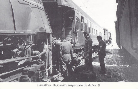 Postal 62277 : Camallera. Descarrilo inspeccion de daños