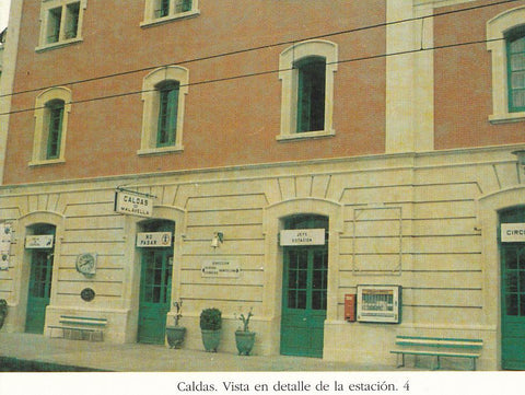 Postal 62290 : Caldas. Vista en detalle de la estacion