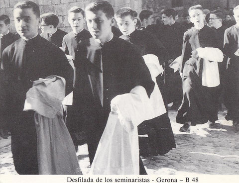 Postal 62312 : Desfilada de los seminaristas - Gerona