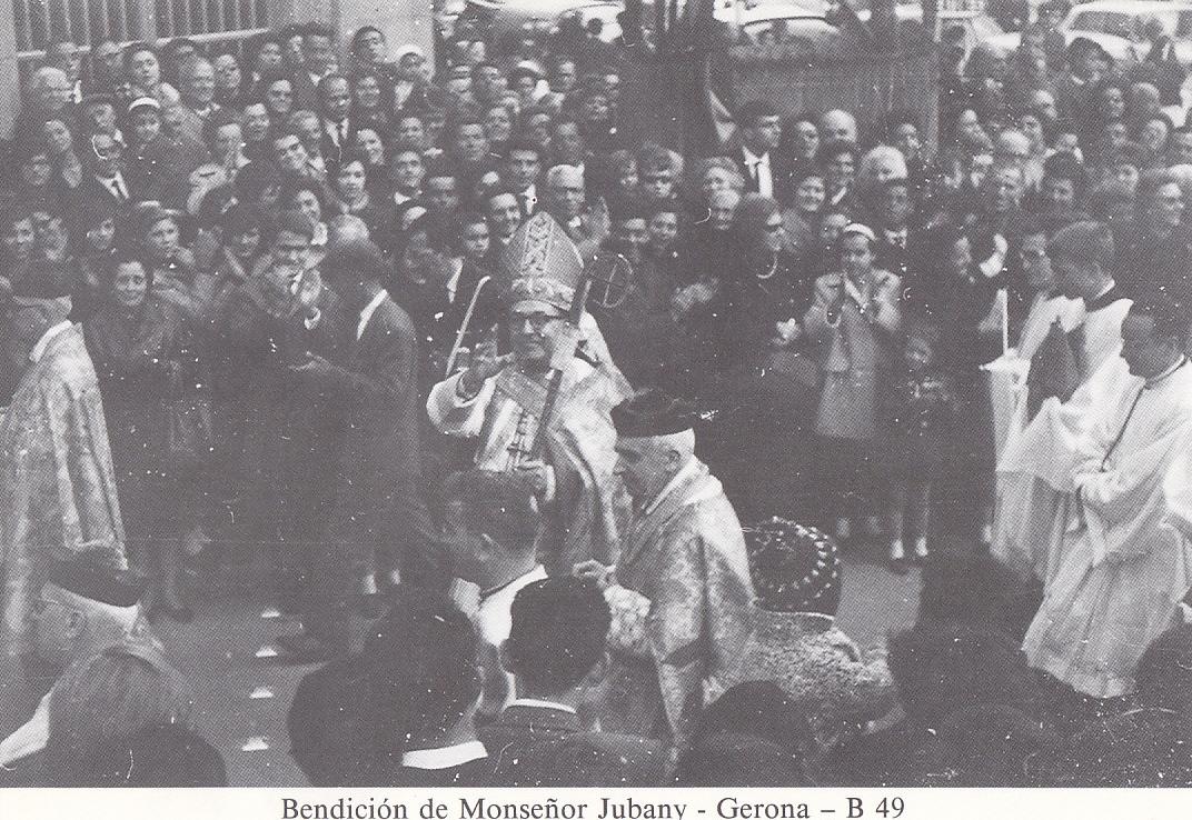 Postal 62313 : Bendicion de Monseñor Jubany - Gerona