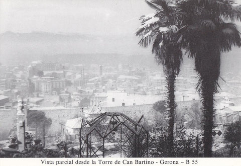 Postal 62319 : Vista parcial desde la Torre de Can Bartino - Gerona