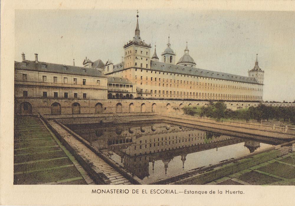 Postal 62339 : Monasterio de El Escorial. Estanque de la Huerta
