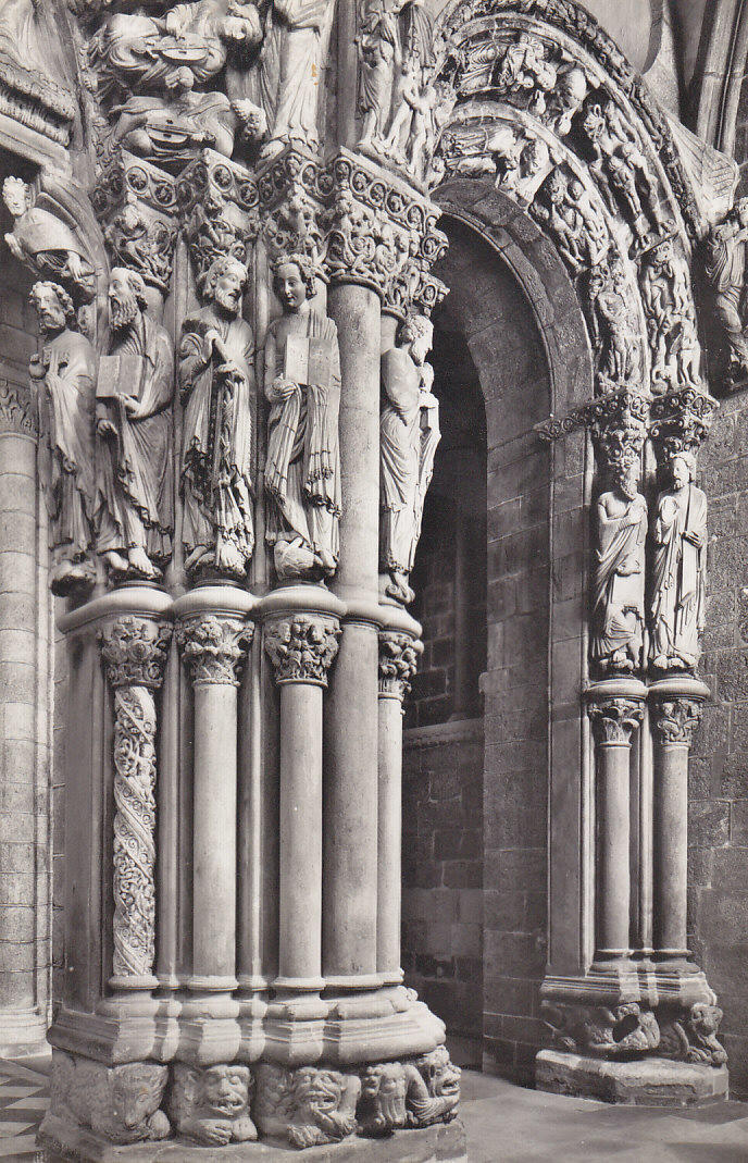 Postal 62343 : Santiago de Compostela. Portico de la Gloria. Grupo de los Apostoles