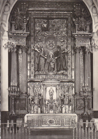 Postal 62345 : Avila: iglesia de Santa Teresa. Altar Mayor