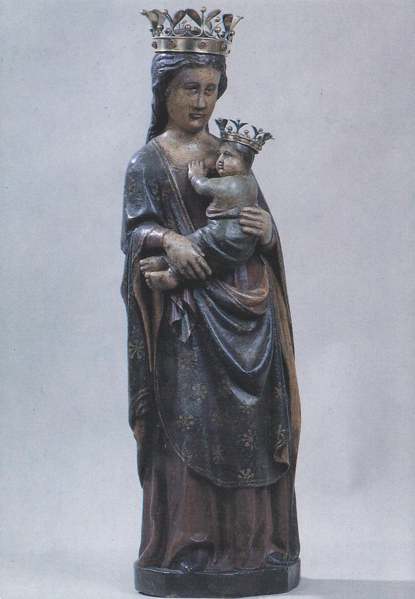 Postal 62352 : Mare de Deu de Puiggracios. Imatge gotica catalana. Segle XIV-XV