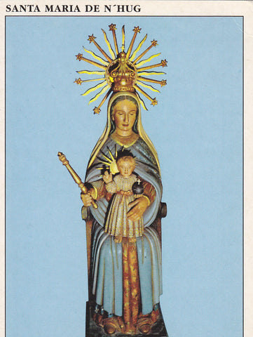 Postal 62357 : Santa Maria de N Hug Castellar de N Hug (Barcelona). Patrona del poble