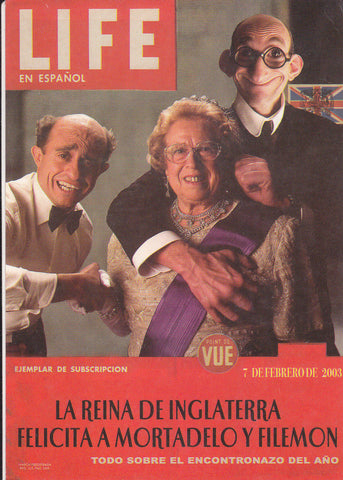 Postal 62360 : La Reina de Inglaterra felicita a Mortadelo y Filemon