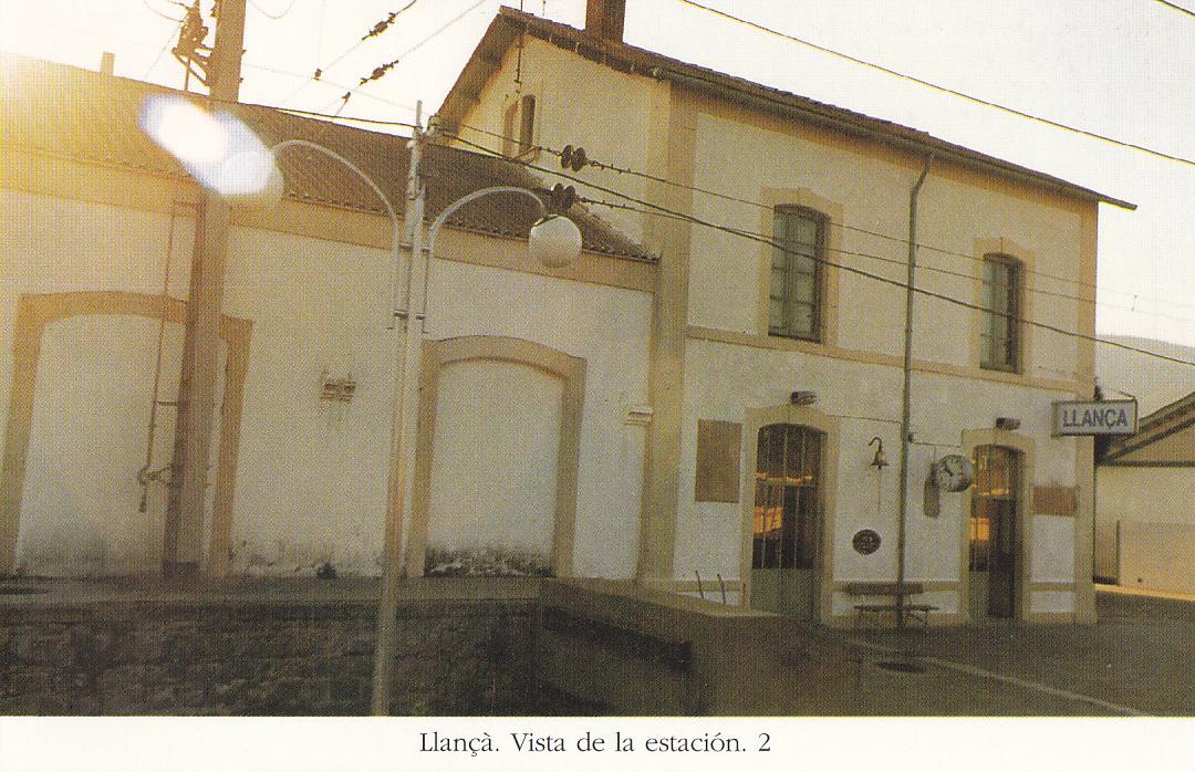 Postal 62370 : Llança. Vista de la estacion