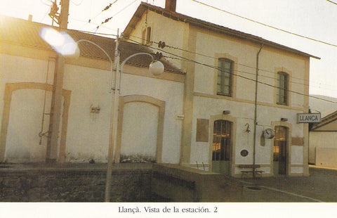 Postal 62370 : Llança. Vista de la estacion
