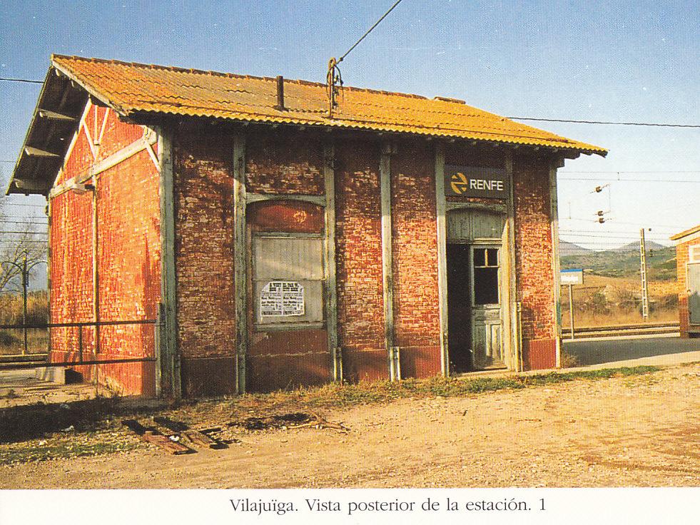 Postal 62386 : Vilajuiga. Vista posterior de la estacion