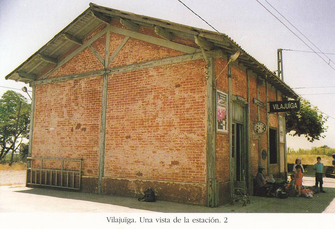 Postal 62387 : Vilajuiga. Una vista de la estacion