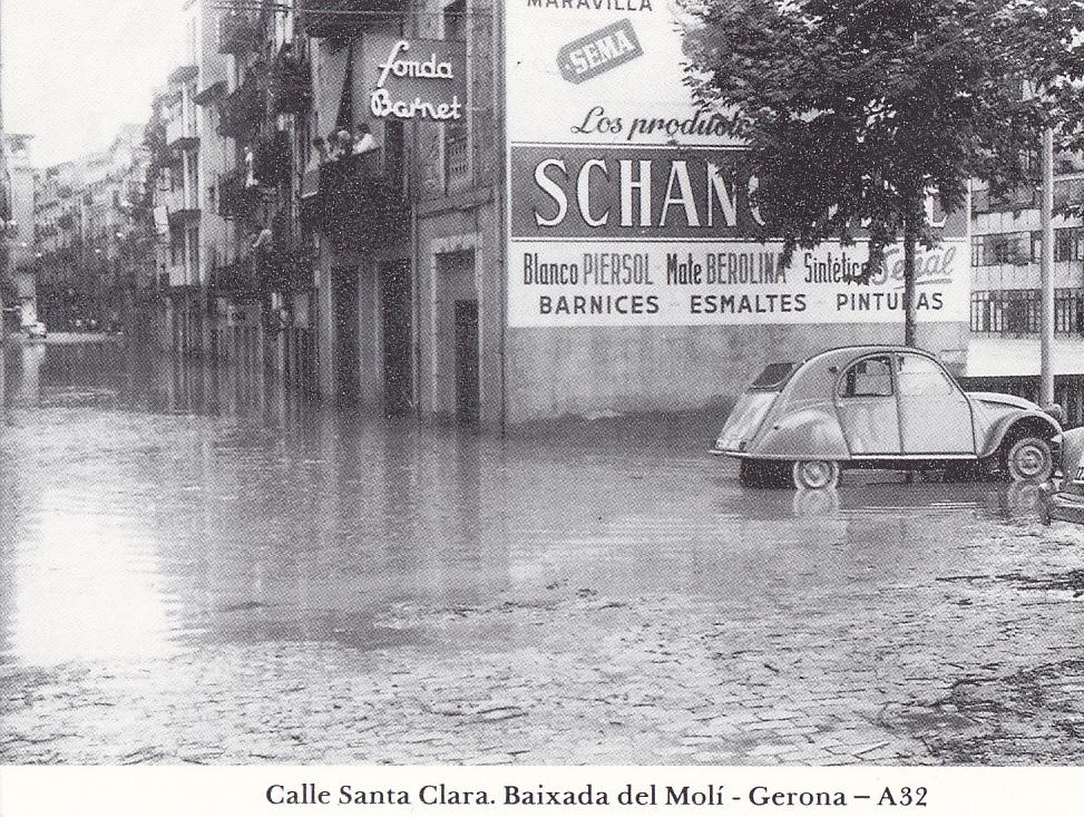 Postal 62395 : Calle Santa Clara. Baixada del Moli - Gerona