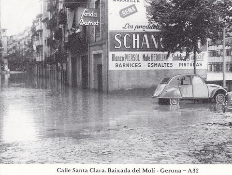 Postal 62395 : Calle Santa Clara. Baixada del Moli - Gerona