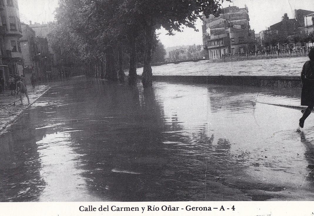 Postal 62404 : Calle del Carmen y Rio Oñar - Gerona