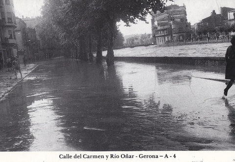 Postal 62404 : Calle del Carmen y Rio Oñar - Gerona