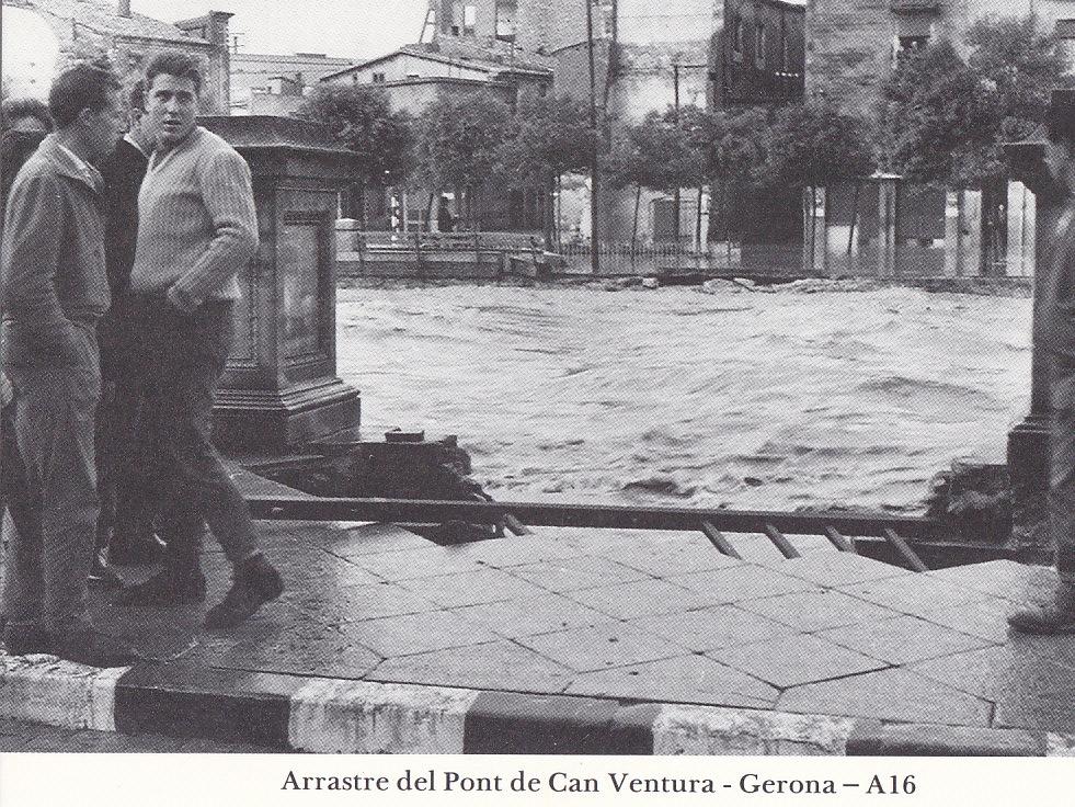 Postal 62415 : Arrastre del Pont de Can Ventura - Gerona