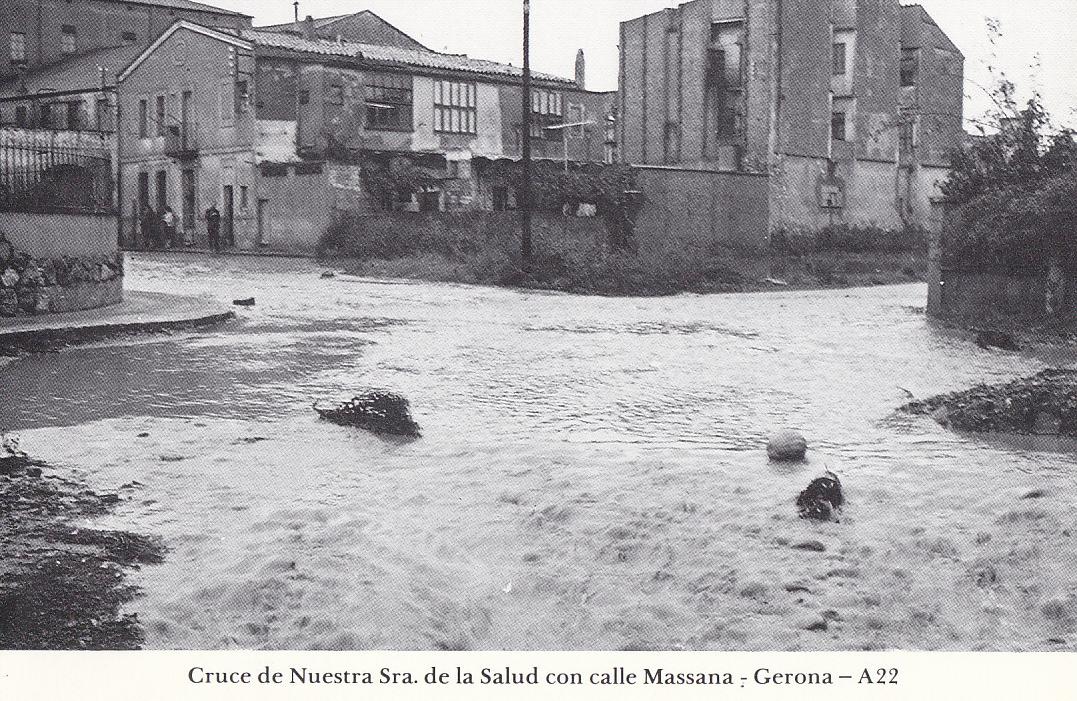 Postal 62420 : Cruce de Nuestra Sra. De la Salud con calle Massana - Gerona