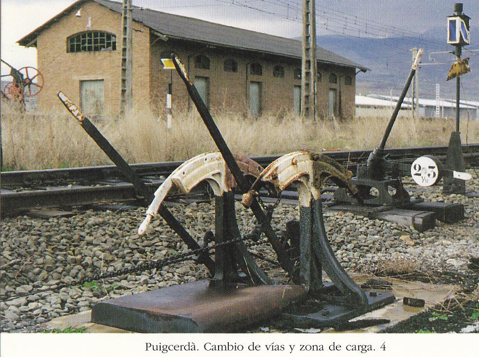 Postal 62427 : Puigcerda. Cambio de vias y zona de carga