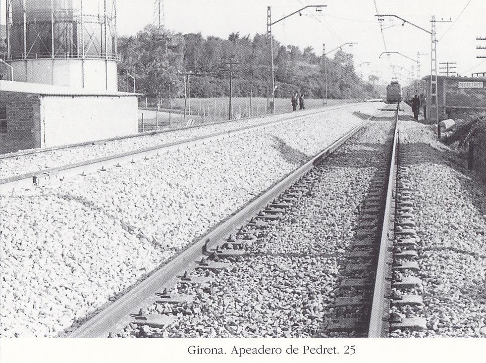 Postal 62448 : Girona. Apeadero de Pedret