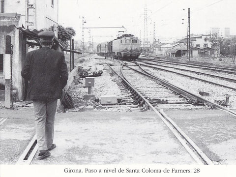 Postal 62451 : Girona. Paso a nivel de Santa Coloma de Farners